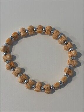 TRRTLZ (Turtle Turtles) Orange MONKEY Bracelet Y2K Elastic Friendship